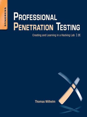 cover image of Professional Penetration Testing